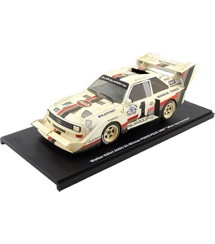 Minichamps 1:18 - Audi Quattro Rouge 1980 - Modèle Réduit Voiture - Neuf
