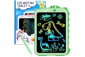 JIASESCS Toys for 2 3 4 5 6 Year Old Girls Boys Kids,LCD Writing Tablet/Drawing Pad Early Educational Toys Birthday Present for 3 4 5 Year Old Boy Girls-Dinosaur