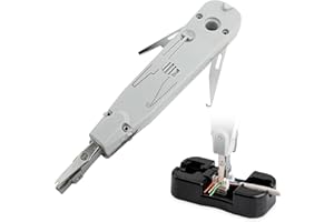 METALNUTS LSA Auflegewerkzeug - LSA Plus Anlegewerkzeug Krone, 5-in-1 Multifunktions Netzwerk Werkzeug Netzwerk Anlegewerkzeug LSA für eine kinderleichte Netzwerkverdrahtung