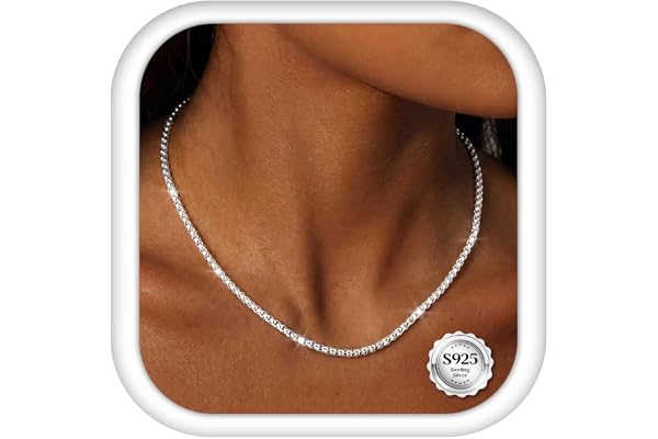 Dochais 925 Silver Fin Kedja Halsband Med Lås 2 mm/3 mm 16/18/20/22 tum Silver Kedja för Kvinnor Män Gåva Smycken