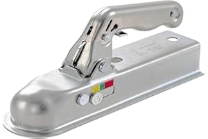 LCOUACEO Enganche Remolque Cuadrado, Universal Acoplamiento de Bolas de Tracción, Carga de Tracción, 800 kg, Diámetro 50 mm para Caravanas, Casa Móvil