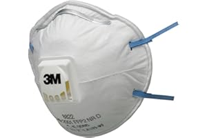 3M Atemschutzmaske Serie 8000 8822 FFP2 NR D mit Cool-Flow Ausatemventil bis zum 10-fachen des Grenzwertes