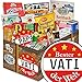 Produktbild Vatis Geschenkbox Ostpakete Süssigkeiten Box – Halloren-Kugeln Classic, Viba Nougat Stangen, Mokkabohnen uvm. +++ Ostprodukt DDR Box als Geschenkkorb mit Kultprodukten der DDR. Ossi Paket Ostpaket für Frauen DDR Paket Ostprodukte Präsentkorb Ostprodukte Geschenk für Manner DDR Süßigkeiten-Box Geschenk Vati und Geschenk Vater DDR