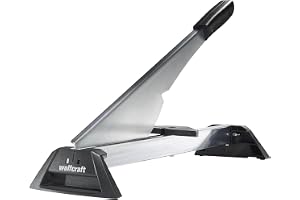 wolfcraft Laminatskärare LC 100 - Kapa Laminat 8 mm, 210 mm | Dammfritt och tyst utan el - 90° anslag integrerat - aluminiumk