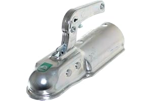 1 Zugkugelkupplung 1,3t Anhänger Kugelkupplung Zugmaul 1300kg Rund 70mm Trailer Metall Kugel-Kupplung Neu Old-Harvest