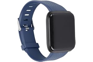 Smart Klocka för Män Kvinnor, 1,44-tums HD-pekskärm Fitnessklocka, Meddelandepåminnelse, Sömnmonitor, Multipelt Sportläge, Aktivitetsspårare Smartwatch för Android för IOS