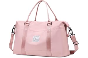 VMIKIV Bolsa de Viaje Grande, de Hombro, Bolsa Deportiva para Gimnasio, Viajes, Natación con Bolsillo Mojado