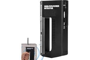 BAJBUMGN Wpp123 Drahtrohr-Stromdetektor, Metalldetektor Wand, Kabelsucher in Wänden, Hochempfindlicher Einstellbarer Alarm Kabelsucher in der Wand, für, Metall und Wechselstromkabel