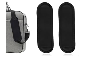 AOYEGIC 2 pièces bandoulière,bandoulière amovible,sangle de sac de rechange,coussin de sangle de guitare,pour sac à dos,sacs pour appareil photo,sac à bandoulière,sac messager(noir,23 * 7,5 cm)