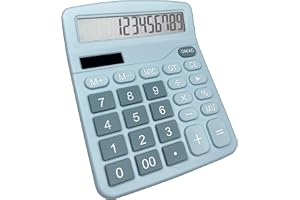 Gvolatee miniräknare, bordsräknare med 12-siffrig stor LCD-skärm, miniminiräknare standardfunktion för kontor, hem och skola