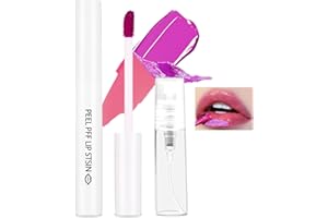 Prreal Peel Off Lip Tint Lip Stain, Tattoo Coloured Lip Tint Stain, Natural Based Peel Off Lip Gloss, Transfer-Ssafe, Waterproof lip tint Korean, Durable Non-Stick Cup Tear-off Lipstick(03)