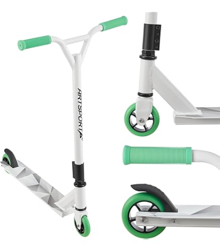 Monopattino Stamp Freestyle - Ruote PU 88a, Freni Su Parafango, Colore Giallo - Foto 7