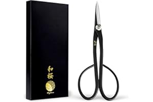 Wazakura Japan Forbici Satsuki per Bonsai in Acciaio Yasugi (180mm) Fatte in Giappone - Attrezzi da giardinaggio giapponesi