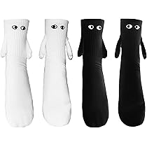 Magnetische Paar-Socken - Hände Halten Sich Fest, 5 Paare Set