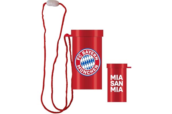 amscan Générique - Mini Corne de Brume Supporter FC Bayern Munich 7,5 cm 9906520 Taille Unique Rouge