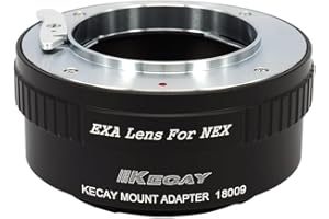 KECAY Objektiv Adapterring Mount Converter: Kompatibel mit Exakta Objektivbajonett auf Sony NEX E-Mount Kamera NEX-3 NEX-5 NEX-5C NEX-5N NEX-5R NEX-6 NEX-7 NEX-F3 VG10 VG20 EXA-NEX