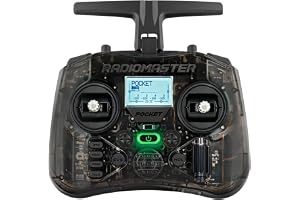 Radiomaster Pocket ELRS-sändare, Hall-gimbal, portabel Mode 2 (kolgrå)