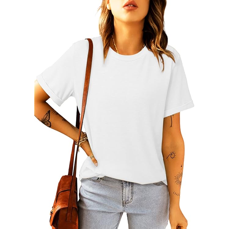 Body Quotidien Confortable Body Femme Manches Courtes Double Doublure - T- Shirt Basique Ajusté, Non Transparent Vêtement Ajusté Basique