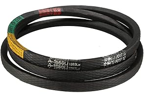 sourcing map A-1550/A61 Courroie trapézoïdale circonférence intérieure 61" industrielle caoutchouc