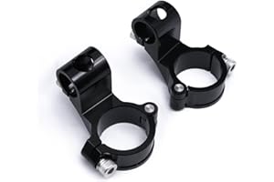 HYEPIVOT 50MM Riser Motorcycle Clip On Handlebar Clamp Mount Kit Handle Bar for Ninja ZX10R 2004-2018, ZX6R 2003-2008, ZX6R 2013-2019,GSXR600 1994-1996,GSXR600 GSXR750 GSXR1000 2004-2019,TL1000S/R