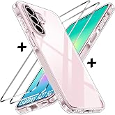 SİDE EYE - Samsung Galaxy A27 İ&ccedil;in Kılıf Kamera &Ccedil;ıkıntılı Korumalı Yumuşak Şeffaf Silikon + 9H Ekran Koruyucu Cam 2in1 Set