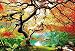 Produktbild PICMA Wandbild XXL Wohnzimmer Leinwand nachtleuchtend I moderne Wanddeko Leinwandbild Baum Kunstdruck im dunkeln leuchtend I 1 x fluoreszierendes Wald Bild XXL 80 x 120 cm