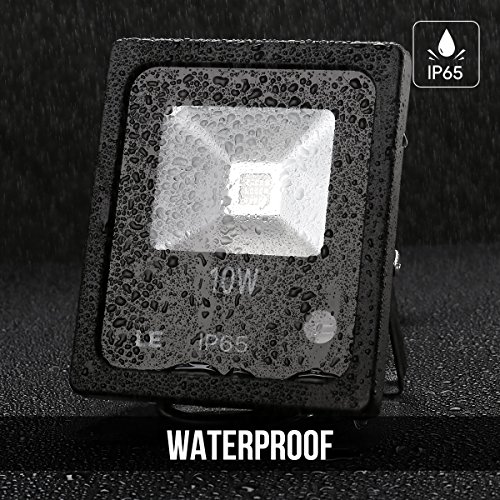 LE 10W RGB Fluter Mit Fernbedienung Stecker 16 Farben und 4 Modi, Wasserdicht, Europäischer Stecker, LED Flutlicht Weihnachten Garten Deko Auffahrt Garage Beleuchtung - 7