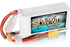 Gens ace Soaring 1300 mAh 11,1 V 30C 3S1P Lipo Battery Pack with XT60 Plug