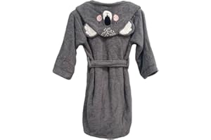 SPIGA LA TUA CASA CON STILE Accappatoio con Animaletti per bambini in vari personaggi, Accappatoio in spugna morbido e assorbente. Accappatoio con personaggi dalla 2/3 alla 6/7 anni