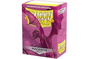 Arcane Tinmen ART11026 Dragon Shield Standard Sleeves Nein Matte Size 100pk-Magenta, Multicoloured, 100 Count