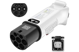 RamTouch Typ 2 till Schuko Adapter för EV Laddstation, 3,68 kW, 230 V, 16 A | Typ 2 Till Schuko Laddadapter För Laddbox & Offentlig Laddstation