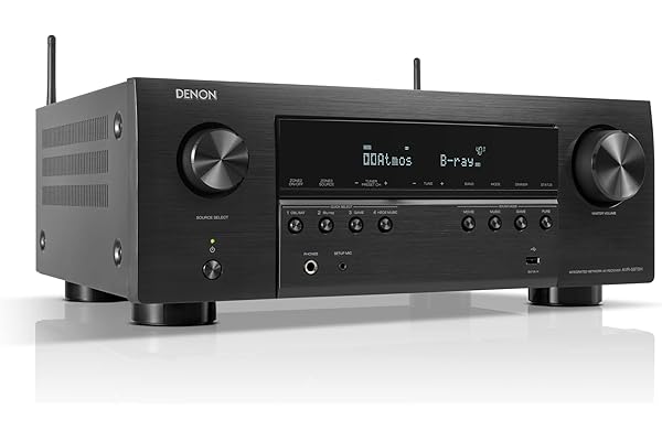 Denon AVR-S970H Amplificateur Home Cinéma 7.2 Canaux avec Dolby Atmos, DTS:X, HDMI 8K, Bluetooth, Wi-FI, AirPlay 2, HEOS Multiroom, Compatible Alexa - Noir