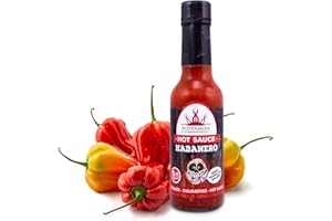 Poppamies Habanero Sauce Piquante - Sans Gluten, Sans Lactose, Vegan - Piquant : 5/10-150ml