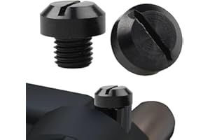 Cyhamse Plugs for Motorcycle, Rearview Blanking Plugs, Rust-Proof Rearview Mirrors Caps Screw M10x1.25, Black/Blue/Red