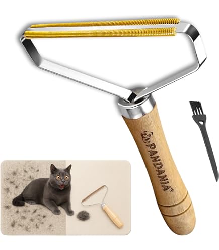 Brosse Anti-poils Animaux Batheidon - Lot De 4 - Réutilisable, Autonettoyante - Pour Vêtements, Canapés, Tapis - En Plastique Durable