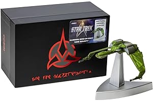 Corgi CC96612 Star Trek Klingon Bird-of-Prey 'HMS Bounty' Die-Cast Model with Display Stand - Star Trek IV: The Voyage Home Detailed Replica Model Ship, Collectible Diecast Models