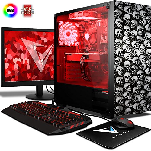 VIBOX Killstreak GLR760-265 Gaming PC Ordenador de sobremesa con Cup n de Juego 22 HD Monitor 4 0GHz Threadripper 8-Core Nvidia GeForce GTX 1060 Tarjeta Grafica 16GB DDR4 RAM 1TB HDD Sin OS VIBOX Killstreak GLR760-265 Gaming PC Ordenador de sobremesa con Cup n de Juego 22 HD Monitor 4 0GHz Threadripper 8-Core Nvidia GeForce GTX 1060 Tarjeta Grafica 16GB DDR4 RAM 1TB HDD Sin OS