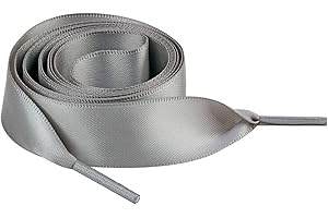 Jamron Piatto Seta Raso Nastro Lacci delle Scarpe 2CM di Larghezza per le Scarpe da Ginnastica Ballerine Pumps