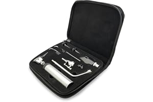 MJW Glasfaser-Otoskop-Set für Erwachsene Kinder Otoskop Ohr gesundes Werkzeug für Krankenschwestern Erwachsene Kinder Baby ältere Haustiere Tiere Veterinär-Otoskop