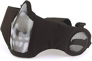 HANSTRONG GEAR H World EU Integrated Tactical Airsoft Painball Full Face Googles Piloteer Protective Helmet with Removable Face Shield