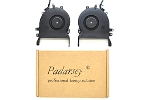 PARDARSEY Padarsey Replacment CPU Cooling Fan 923-01471 Compatible for MacBook Pro Retina 15'' w/Touch Bar A1707 Left + Right 2016 2017