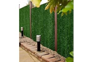 Best Artificial Conifer Screening Privacy Hedging Panel Wall Landscaping Garden Fence **UV Fade Protected** (3m x 1.8m)