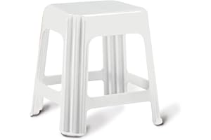 Giganplast Sgabello, Plastica, Bianco