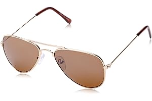 Eyelevel Squadron Sunglasses for Boys - Gold Kids Sunglasses - 100% UVA/UVB Protection & CAT3 Lens - For Boys 5-10 years