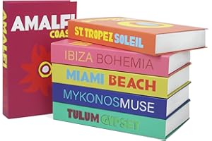 Gwezmxs 6Pcs Libros Decorativos Falsos, Libros de Decoración de Interiores, Moderno Libros Decorativos Falsos para Estanteria, Decorative Books