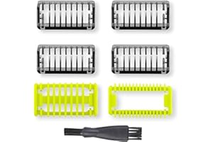 VPB Guide Comb attachments Set,Adjustable attachments Guide Comb for one Blade QP2520 QP2530 QP2620 QP2630, one Blade attachments Accessories for face and Body Combs(7pcs)