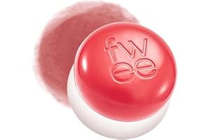 fwee Blurry Pudding Pot | Airbrushed Blush & Lip, Buildable Pigment, Long-lasting, Lightweight, Easy to Blend, Natural Soft Matte Finish - Seventeen (Sunny Coral) | 0.17 oz