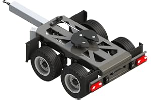 CARSON 500907210 - 1:14 2-Achs Dolly starr, RC-Truck Zubehör, Maßstab 1:14, Gigaliner Gespann, Anhänger, Ersatzteile, Tuningteile, Modellbau