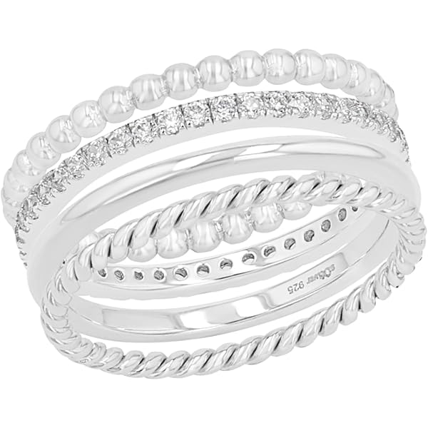 S.Oliver Damen Ring Edelstahl Mit Zirkonia – Silberfarben, 7 Mm Breit, In Geschenkbox