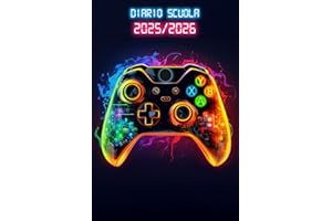 Diario Scuola 2025 2026 Gamer: Agenda Scolastica Giornaliera 25/26 | Per Ragazze e Ragazzi Da Settembre 2025 a Luglio 2026 | per Studenti di Scuole Elementari, Medie, Superiori | Gaming, Console
